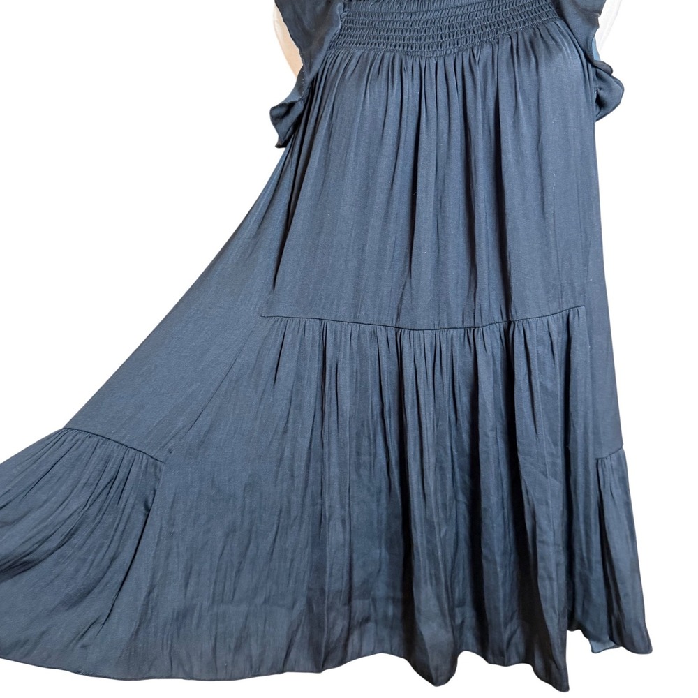 Free People Intimately Want Your Love Tie Back Mini Dress‎ Black XS - Picture 5 of 16